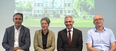 Pressekonferenz zu Bolongaropalast erhält Bürgermuseum